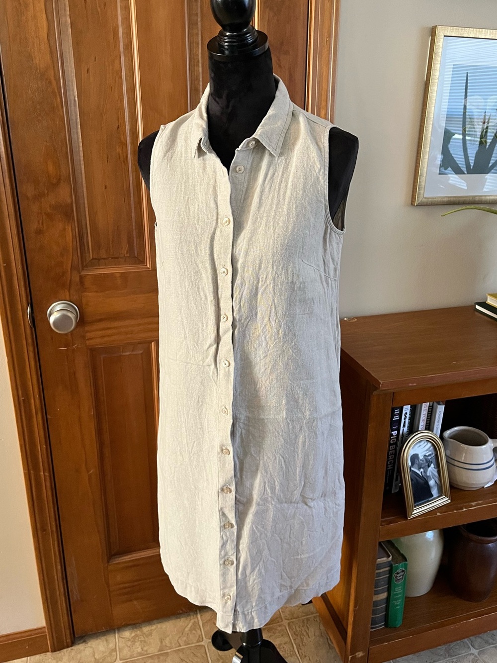 Garnet Hill Women’s 100% Linen Dress